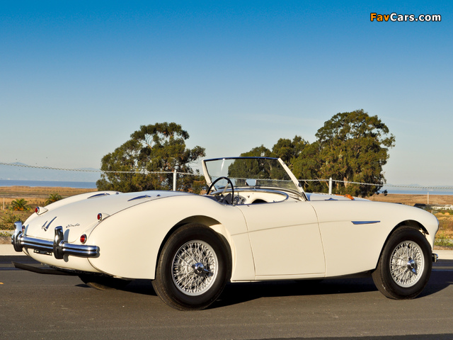 Austin Healey 100M Le Mans Roadster 1956 wallpapers (640 x 480)