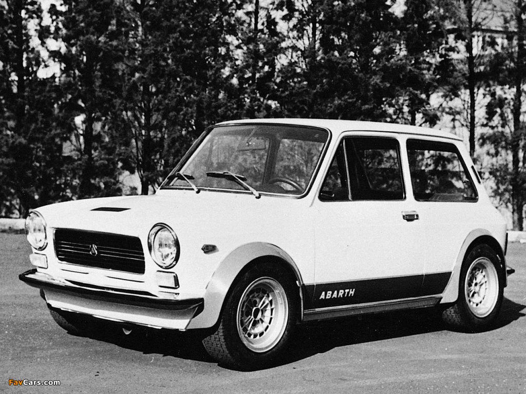 Autobianchi A112 Abarth Prototipo (1 Serie) 1970 pictures (1024 x 768)