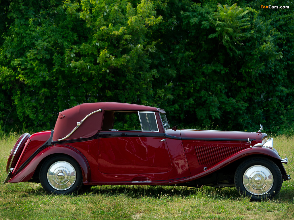 Bentley 3 ½ Litre Drophead Coupe by Park Ward 1934 images (1024 x 768)