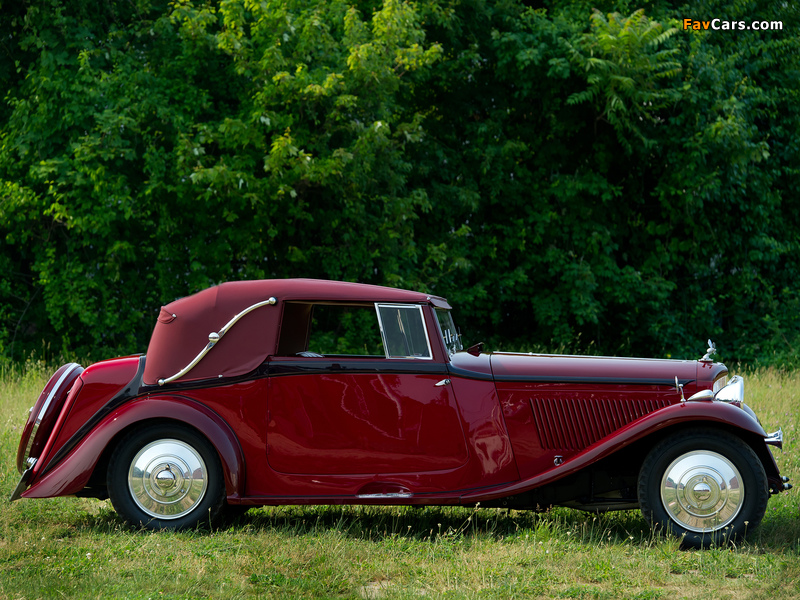 Bentley 3 ½ Litre Drophead Coupe by Park Ward 1934 images (800 x 600)