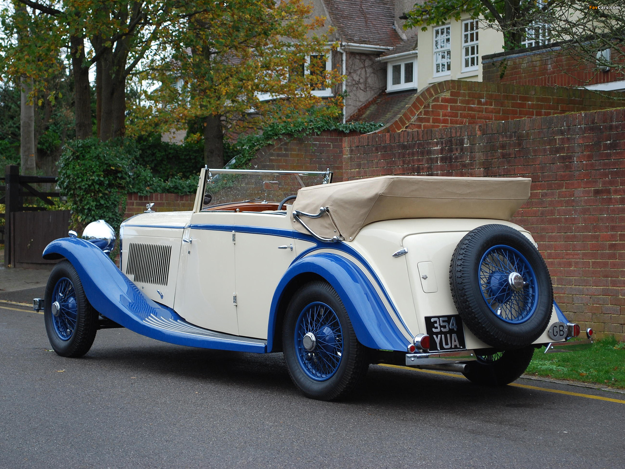 Bentley 3 ½ Litre All Weather Tourer by Mulliner 1934 pictures (2048 x 1536)