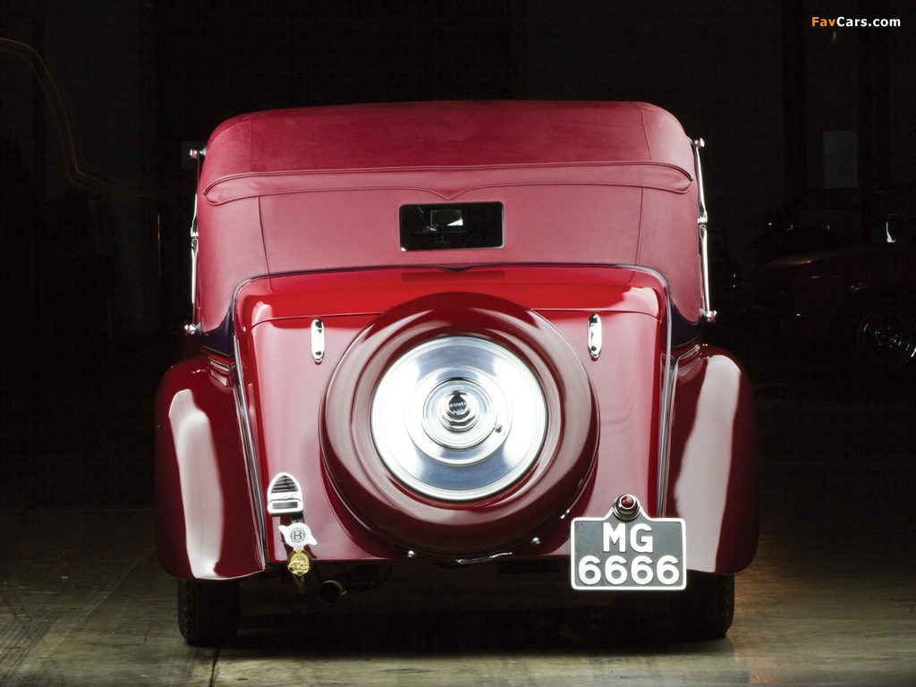 Bentley 3 ½ Litre Drophead Coupe by Park Ward 1934 pictures (1024 x 768)