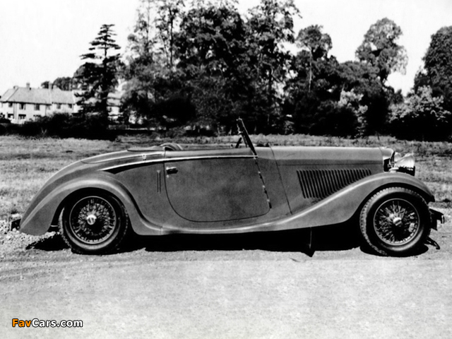 Bentley 3 ½ Litre Drophead Coupe by Vanden Plas 1934 wallpapers (640 x 480)