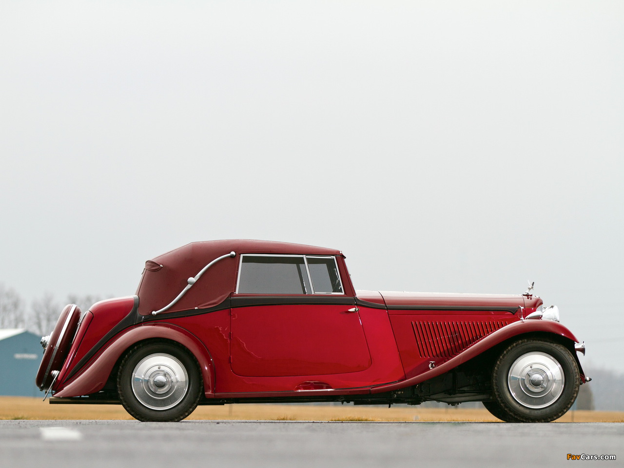 Bentley 3 ½ Litre Drophead Coupe by Park Ward 1934 wallpapers (1280 x 960)