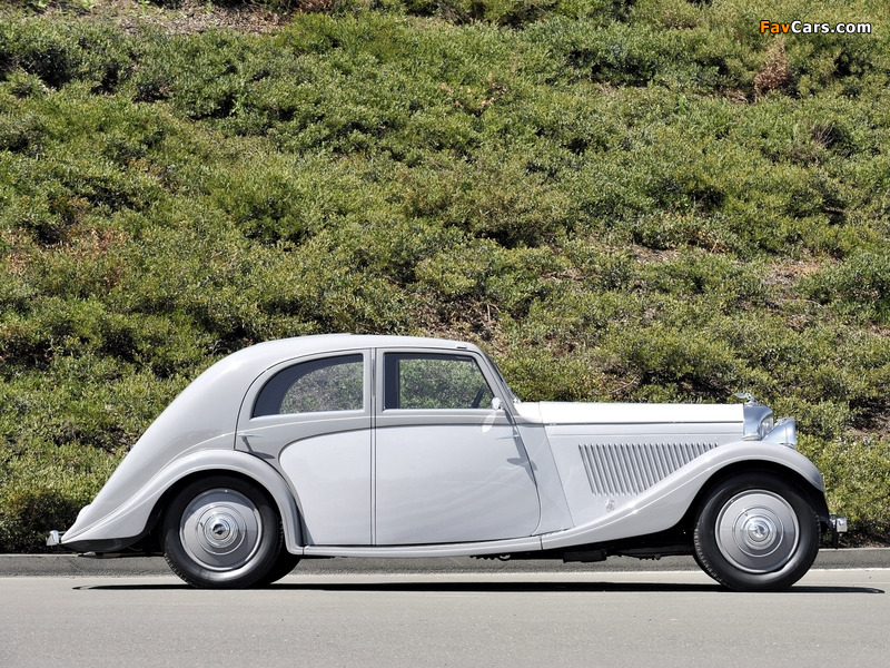 Bentley 3 ½ Litre Aerodynamic Saloon 1935 wallpapers (800 x 600)