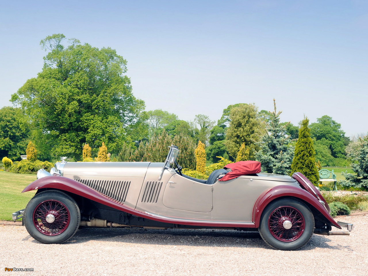 Bentley 3 ½ Litre Tourer by Jarvis & Sons/Abbey Coachworks 1935 wallpapers (1280 x 960)