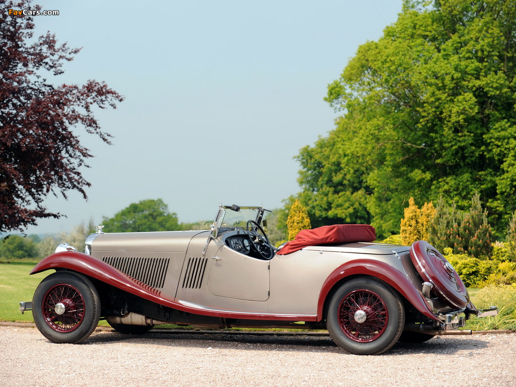 Bentley 3 ½ Litre Tourer by Jarvis & Sons/Abbey Coachworks 1935 wallpapers (1024 x 768)