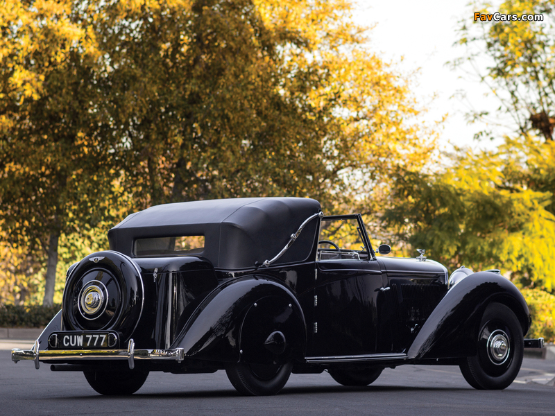 Bentley 3 ½ Litre Sedanca Coupe by Windovers 1936 pictures (800 x 600)