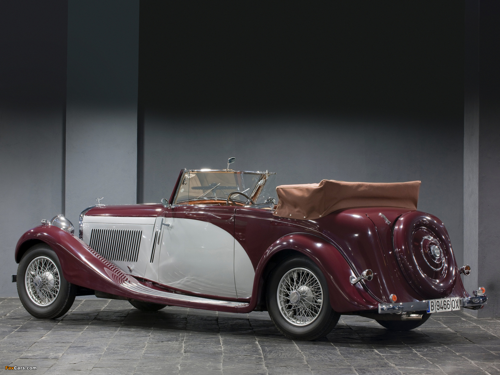 Photos of Bentley 3 ½ Litre Drophead Coupe by James Young 1935 (1600 x 1200)