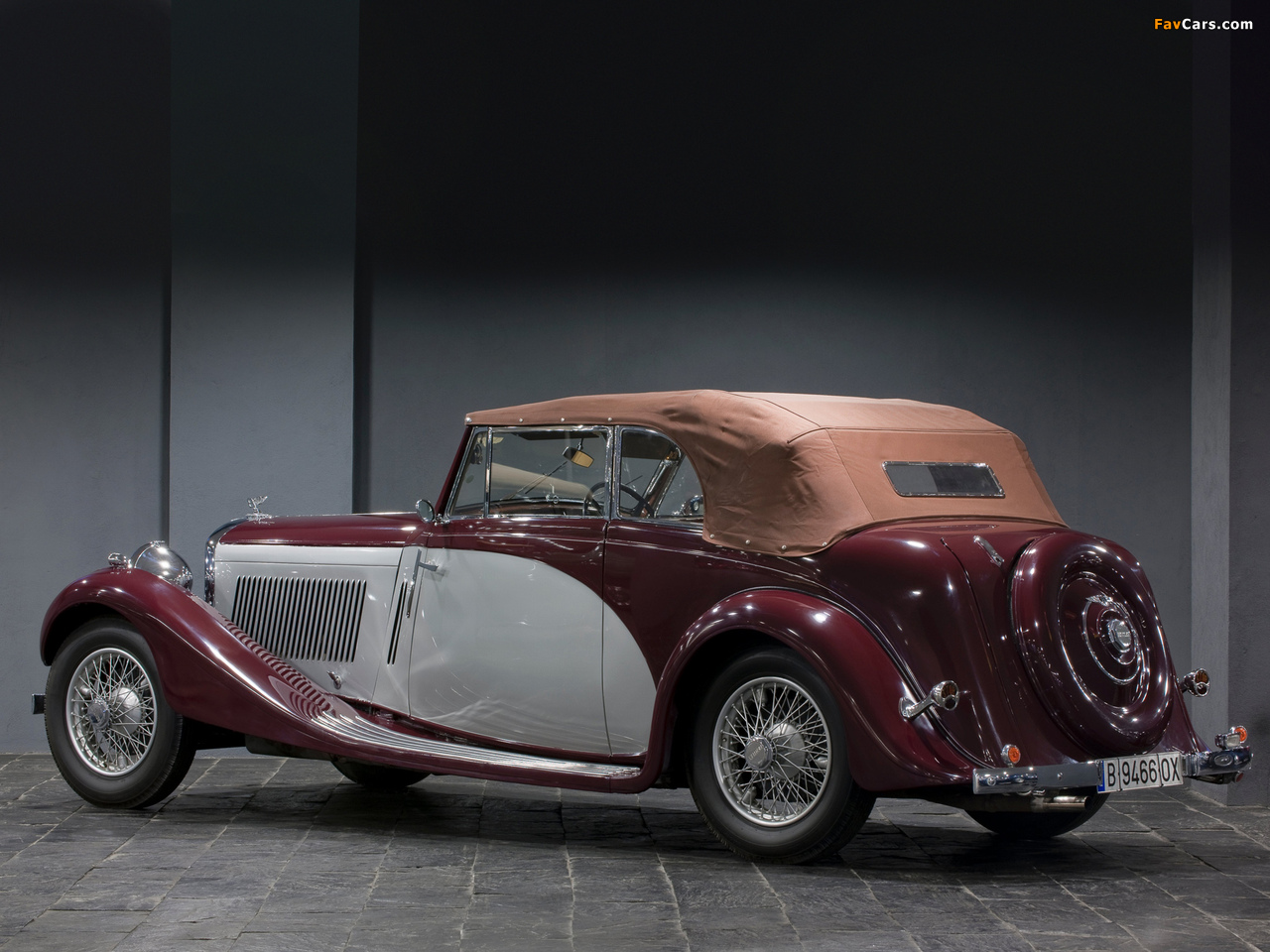 Photos of Bentley 3 ½ Litre Drophead Coupe by James Young 1935 (1280 x 960)