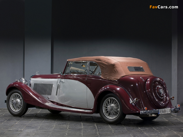 Photos of Bentley 3 ½ Litre Drophead Coupe by James Young 1935 (640 x 480)