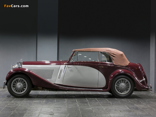 Bentley 3 ½ Litre Drophead Coupe by James Young 1935 wallpapers (640 x 480)