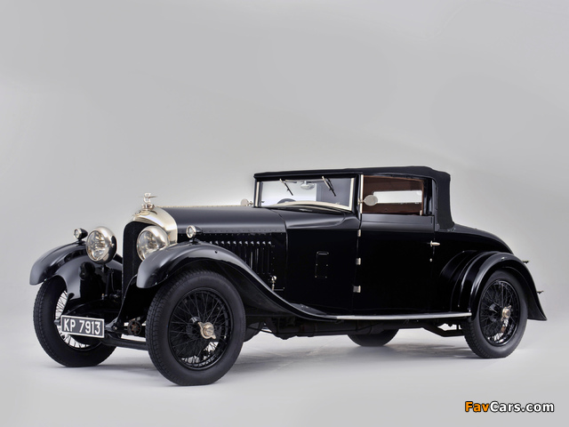 Bentley 4 ½ Litre Drophead Coupe with Dickey 1929 pictures (640 x 480)