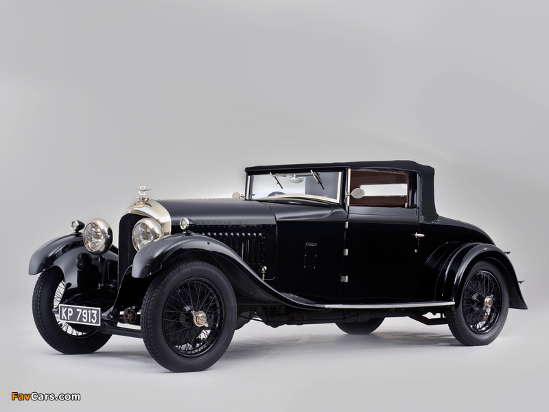 Bentley 4 ½ Litre Drophead Coupe with Dickey 1929 pictures (800 x 600)