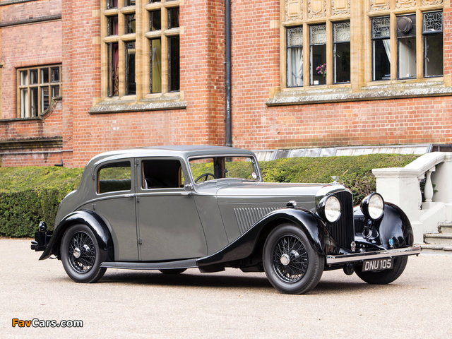 Bentley 4 ¼ Litre Sports Saloon by Park Ward 1936 images (640 x 480)