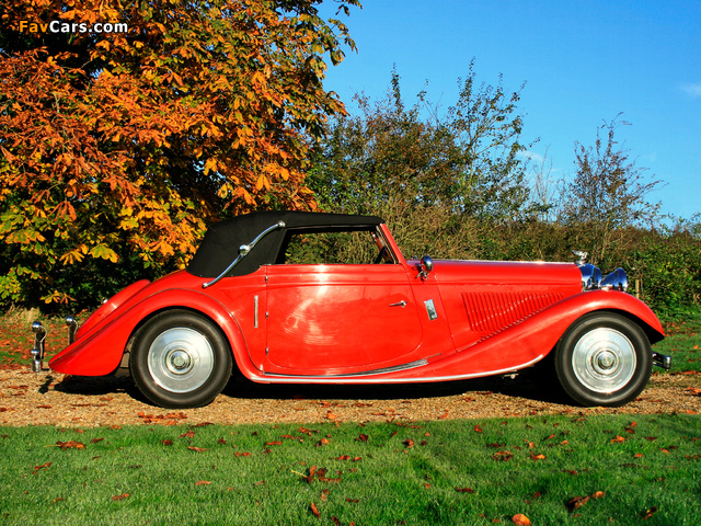 Bentley 4 ¼ Litre Drophead Coupe by Veth & Zoon 1936–39 pictures (640 x 480)