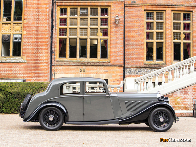 Bentley 4 ¼ Litre Sports Saloon by Park Ward 1936 wallpapers (640 x 480)