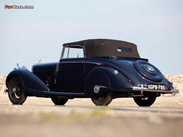 Bentley 4 ¼ Litre Concealed Head Coupe by Mulliner 1937 images (640 x 480)