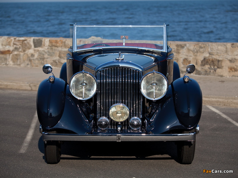 Bentley 4 ¼ Litre Concealed Head Coupe by Mulliner 1937 photos (800 x 600)