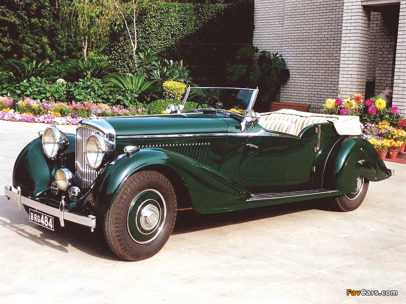 Bentley 4 ¼ Litre Tourer by Vanden Plas 1936–39 photos (800 x 600)