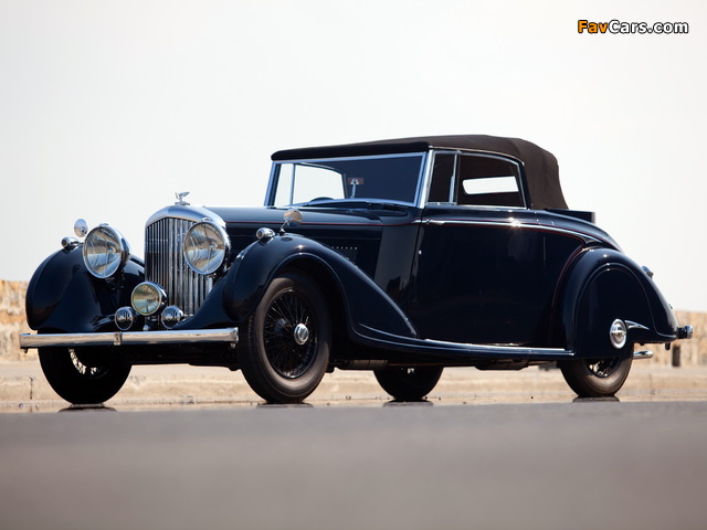 Bentley 4 ¼ Litre Concealed Head Coupe by Mulliner 1937 pictures (640 x 480)