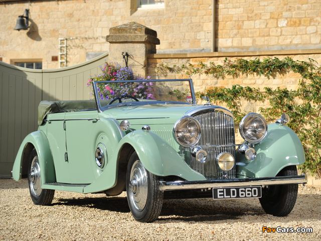Bentley 4 ¼ Litre Tourer by Thrupp & Maberly 1937 wallpapers (640 x 480)