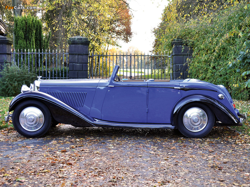 Bentley 4 ¼ Litre Disappearing Hood by Hooper 1938 pictures (800 x 600)