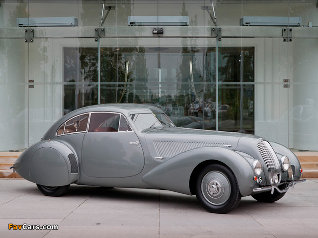 Bentley 4 ¼ Litre Embericos Pourtout Coupe 1938 wallpapers (640 x 480)