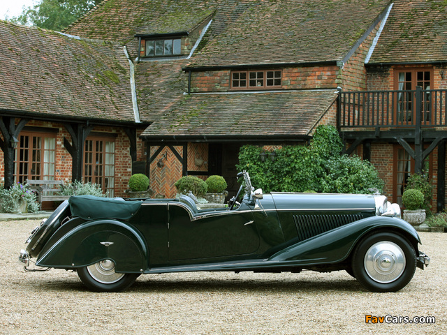 Bentley 4 ¼ Litre Tourer by Vanden Plas 1936–39 photos (640 x 480)