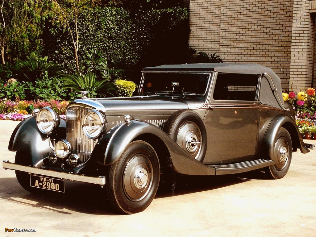 Images of Bentley 4 ¼ Litre Drophead Coupe by Hooper 1936 (1024 x 768)