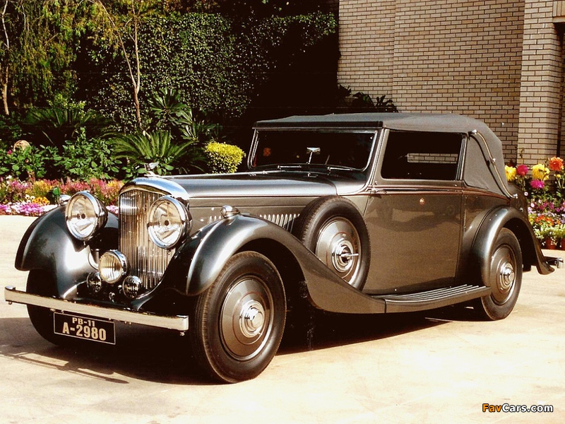 Images of Bentley 4 ¼ Litre Drophead Coupe by Hooper 1936 (800 x 600)