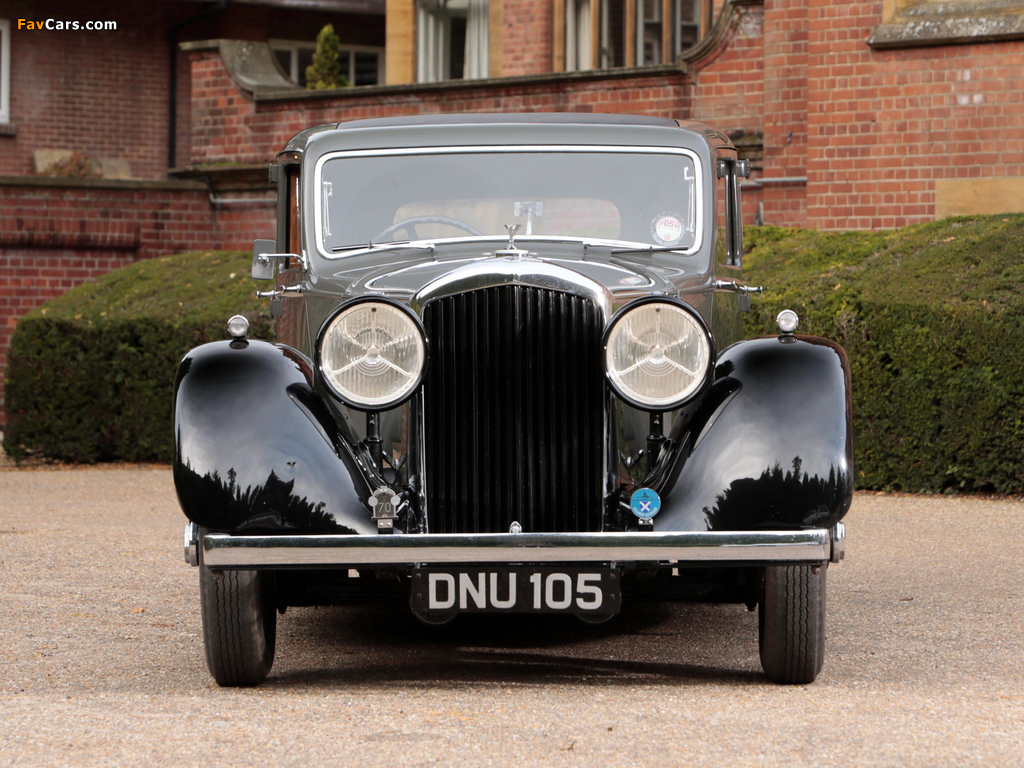 Images of Bentley 4 ¼ Litre Sports Saloon by Park Ward 1936 (1024 x 768)