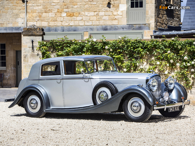Images of Bentley 4 ¼ Litre Sports Saloon by Mulliner 1938 (640 x 480)
