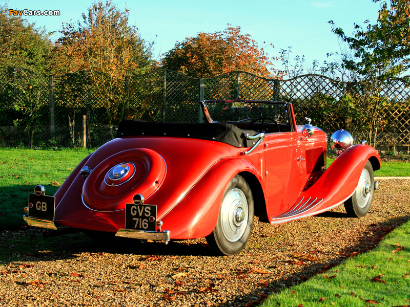 Photos of Bentley 4 ¼ Litre Drophead Coupe by Veth & Zoon 1936–39 (800 x 600)