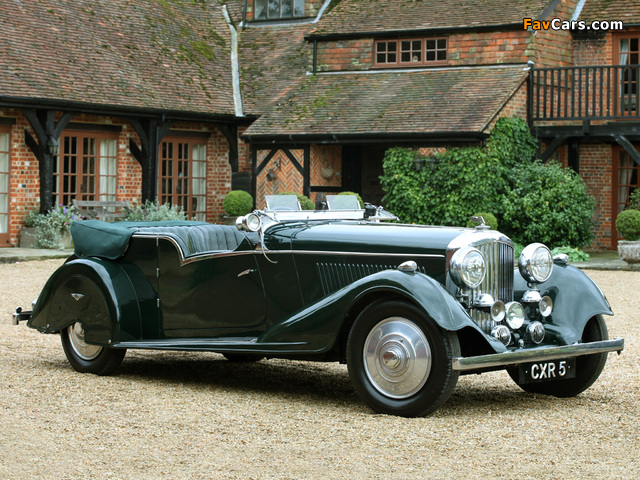 Photos of Bentley 4 ¼ Litre Tourer by Vanden Plas 1936–39 (640 x 480)