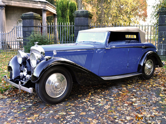 Pictures of Bentley 4 ¼ Litre Disappearing Hood by Hooper 1938 (640 x 480)