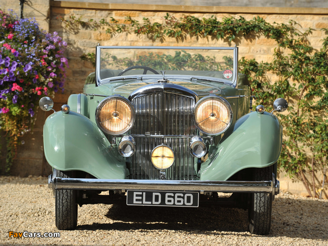 Bentley 4 ¼ Litre Tourer by Thrupp & Maberly 1937 wallpapers (640 x 480)