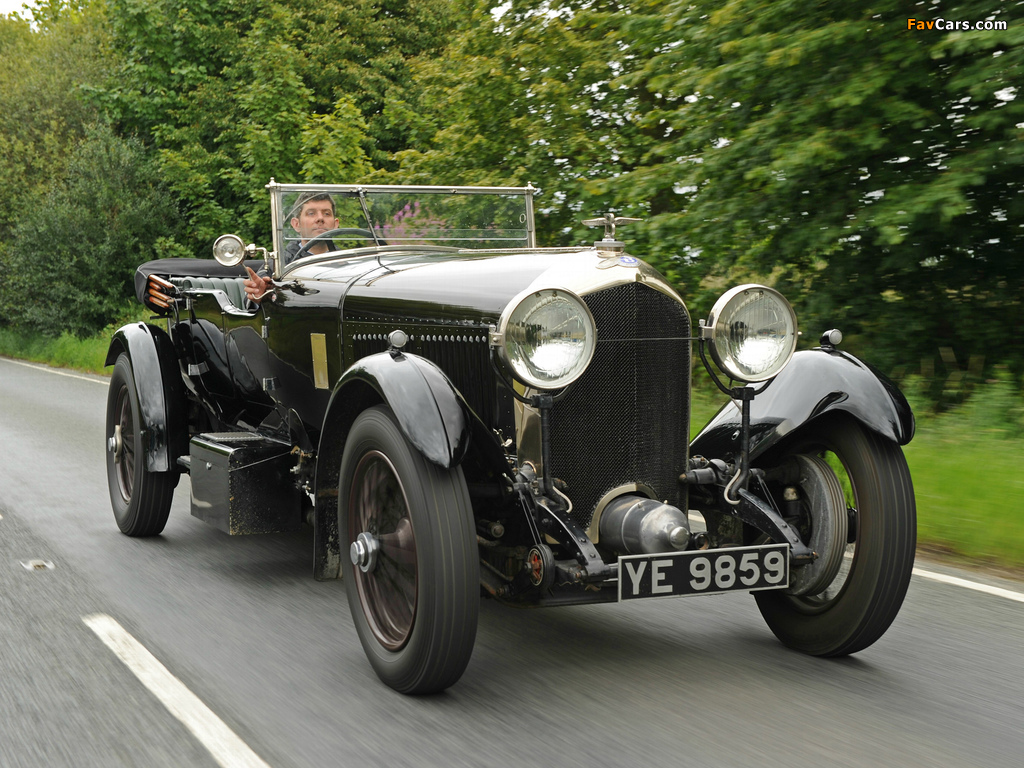 Bentley 6 ½ Litre Tourer by Vanden Plas 1928–30 wallpapers (1024 x 768)