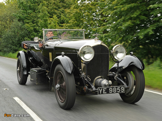 Bentley 6 ½ Litre Tourer by Vanden Plas 1928–30 wallpapers (640 x 480)