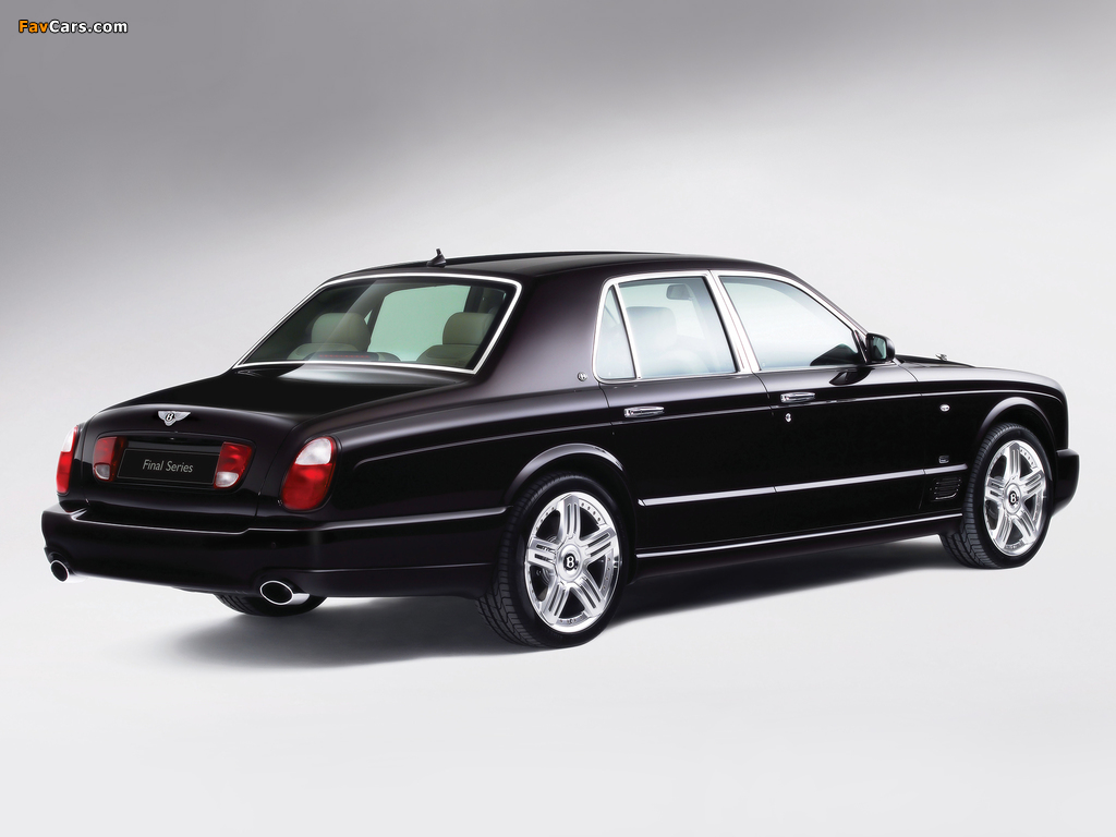 Bentley Arnage Final Series 2008–09 pictures (1024 x 768)