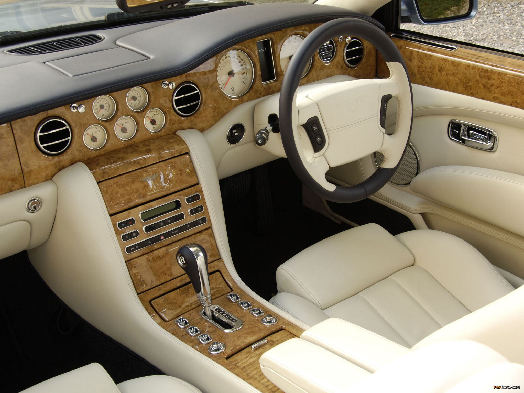 Bentley Azure UK-spec 2007–08 wallpapers (2048 x 1536)