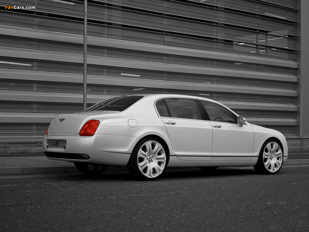 Project Kahn Bentley Continental Flying Spur Pearl White Edition 2009 wallpapers (1024 x 768)
