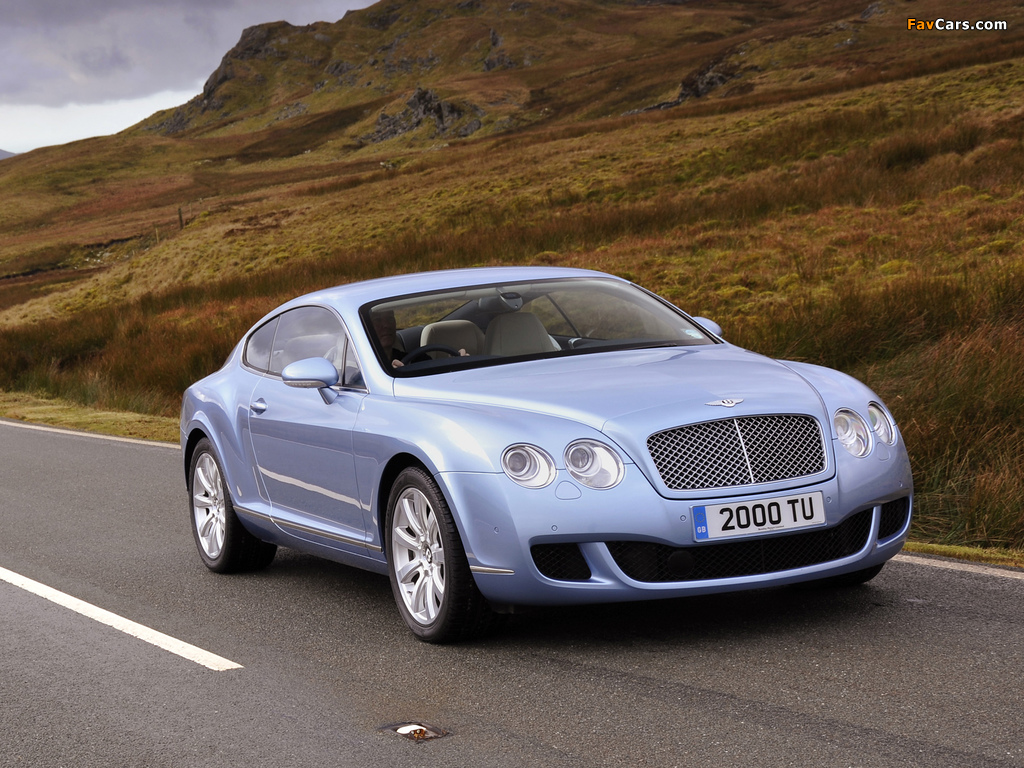 Bentley Continental GT UK-spec 2007–11 photos (1024 x 768)