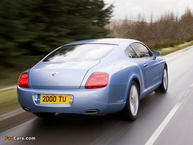 Bentley Continental GT UK-spec 2007–11 photos (640 x 480)
