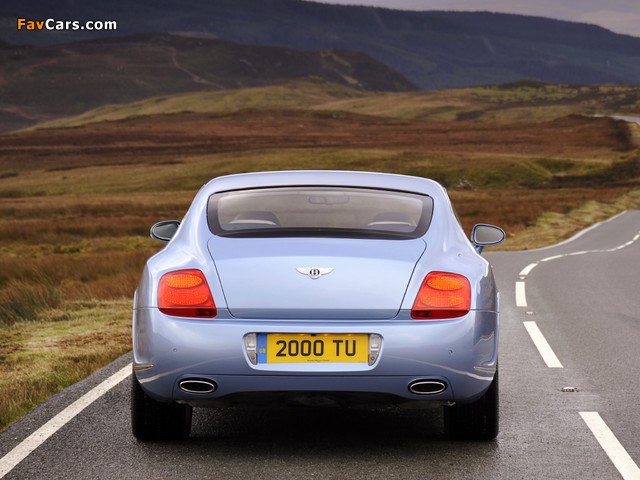 Bentley Continental GT UK-spec 2007–11 wallpapers (640 x 480)