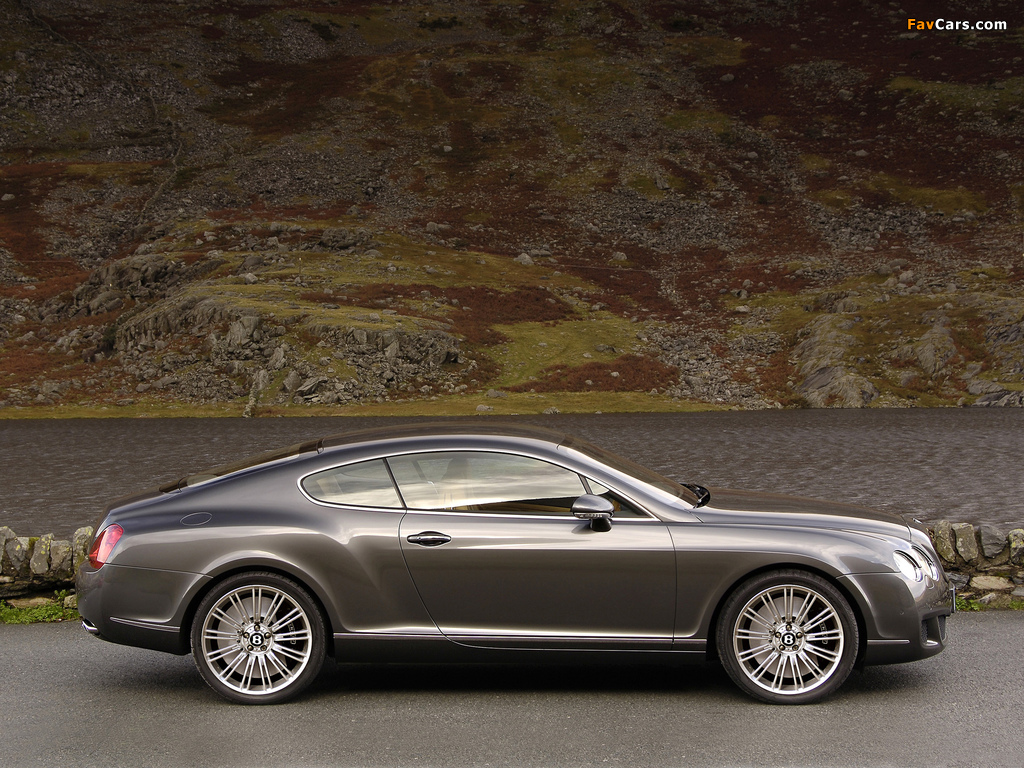 Bentley Continental GT Speed 2007–11 wallpapers (1024 x 768)