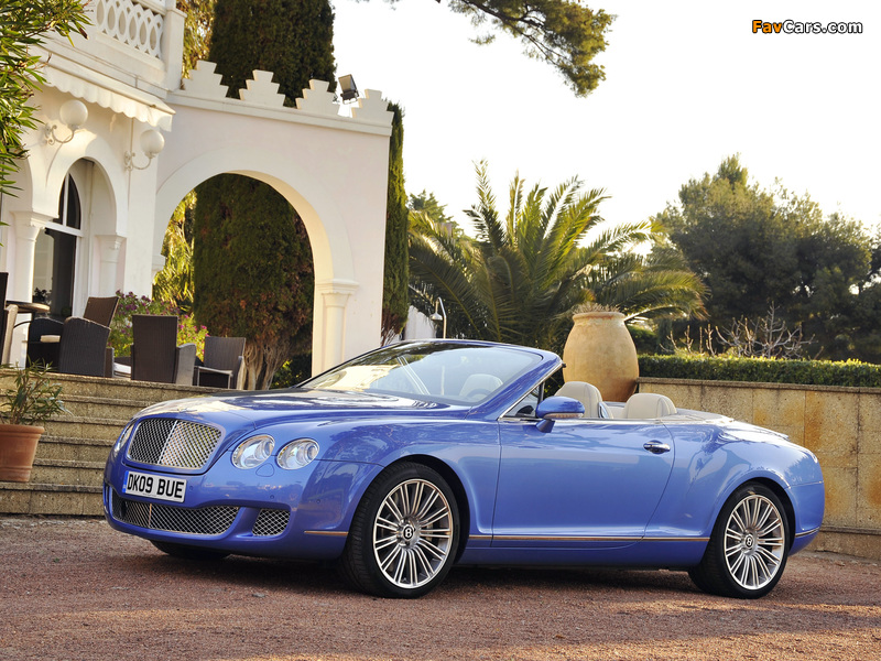 Bentley Continental GTC Speed 2009–11 photos (800 x 600)