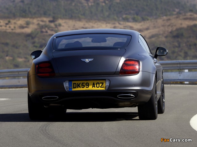 Bentley Continental Supersports 2009–11 pictures (640 x 480)