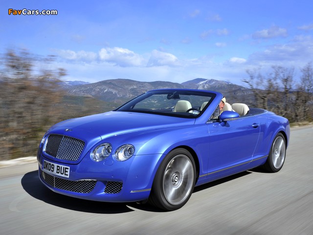 Bentley Continental GTC Speed 2009–11 pictures (640 x 480)