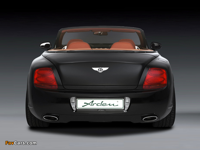 Arden Bentley Continental GTC 2009–10 pictures (640 x 480)